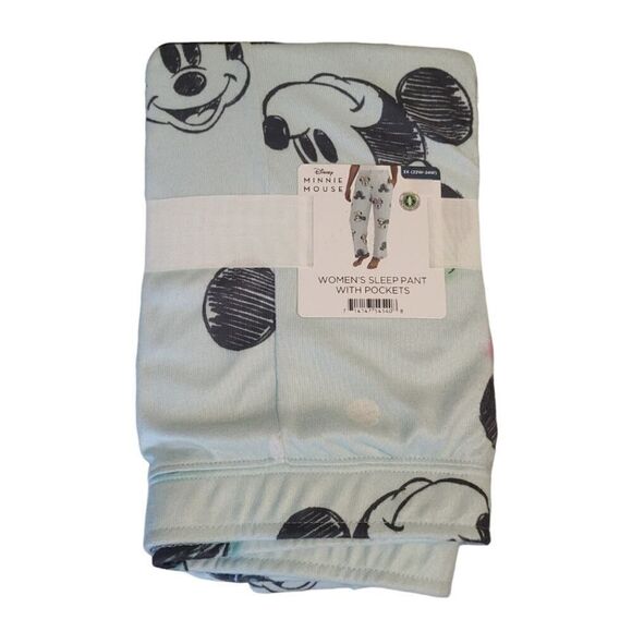 Minnie And Mickie Mouse Women's Printed Sleep Pants With Pockets Size 3X - Picture 8 of 13